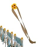 Blumengirlande - Künstliche Sonnenblumen Kränze - Naturnahes Blumenband Als Tisch-, Wand- Und Gartendekoration Für Innenräume, Hochzeitshintergrund Sowie Gartenpartys