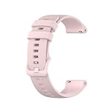 Einfarbige Textur Sport Armbänder Kompatible mit Fossil Grant Watch 44 mm Armband für Damen Herren,Weiche Silikon Band Ersatz Armband, Rosa