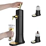 Tragbarer Bierspender, Ultraschall Schaumbereiter, Mini Kegerator für Zuhause, verwandelt jede Dose in Fassbier mit ultrafeinem Schaum, batteriebetriebener Bierhahn für Bars, Partys, Geschenke