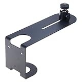 Fluxioxtna Verstellbare Projektor Deckenhalterung, um 360 Grad drehbar, robuste Konstruktion, höhenverstellbar für den Heimgebrauch Büro, Projektor Montagehalterung