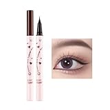 Flüssiger Eyeliner Langanhaltender Wasserfest hochpigmentierter Liner mit präziser Spitze(0,01 mm),Liquid Eyeliner Waterproof für Gesicht und Körper (schwarz)