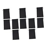 Gogogmee 20 Stück Brillenbeutel mit Kordelzug 17 X 75cm Weiches Material Schwarz Brillenaufbewahrungstasche für Sonnenbrillen Skibrillen und Empfindliche Gläser