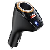 4 in 1 Auto Ladegerät PD 3.0 Zigarettenanzünder USB Verteiler 12V KFZ Ladegerät 170W Schnellladung Mini USB Adapter Steckdose für iPhone 16 (170W Car Charger Adapter)