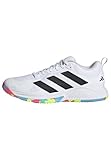 adidas Damen Court Team Bounce 2.0 Shoes Schuhe, Cloud White/Core Black/Lucid Lemon, 40 EU