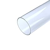 APANA Quartz Glasröhre Glas Tube Heizpilz Pelletfackel Länge 1120 mm Durchmesser 98 mm - hitzebeständig bis zu 1400 Grad