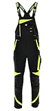 SARA Workwear Arbeitshosen Männer Stretch - Latzhose Herren Arbeitshose mit Kniepolstertaschen - Arbeitslatzhosen Männer für alle Jahreszeiten Gr.46-64