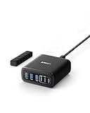 Anker USB-C Ladegerät, 6 Port Ladestation mit 112W Ausgang Leistung, Für iPhone 16/16 Plus/16 Pro/16 Pro Max/15/14/13/12 Series, MacBook Air, Pixel, Galaxy, iPad, und mehr (Ohne Ladekabel)