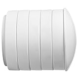 OATIPHO Farbpalette aus Keramik, klein, weiß, 5 Schichten, Deckel für Künstler, stapelbare Pigmentschale für Aquarell und Bastelarbeiten im Studio und in der Werkstatt