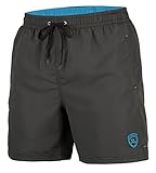 Zagano Adam Lipski Herren Badehose Schwimmhose Badeshorts Herren Badehose Lang Grey Grau Anthrazit, 5106 Gr. 6XL