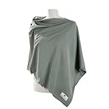 Julius Zöllner Stilltuch aus 100 Prozent Jersey-Baumwolle, OEKO-TEX STANDARD 100, Made in Germany, uni basil