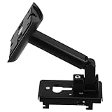 DIYEAH 1 Satz Lautsprecher-Wandhalterung Sprecher Mount Lautsprecher Regal wandhalterung Robuste Lautsprecherständer Wandhalterung für Lautsprecher Metall Black