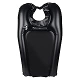 Tragbares Haarwaschbecken, aufblasbar, Kopfhautpflege, Wanne für Behinderte, wasserdicht, aufblasbares Haarwaschbecken (59,9 x 38,1 x 5,1 cm) mit Ventil, Bett/Rollstuhl-Pflegewanne für verletzte