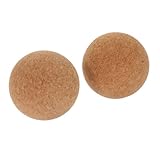 SHERCHPRY 2 Stück Korkmassagebälle Kleiner Fitnessmassagestab aus Kork für Nackenmassage Vielseitig Einsetzbar Yoga