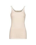 Dilling Merino Trägertop für Damen - aus 100% Bio-Merinowolle Natur 40