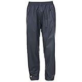Trespass Qikpac Pant, Flint, M, Kompakt Zusammenrollbare Wasserdichte Regenhose mit 3 Taschenöffnungen für Damen und Herren / Unisex, Medium, Grau