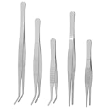 LRXIYODE 5Stücke Teiliges Gartenpinzetten Gartengeräte für Präzises Arbeiten für Sukkulenten und Kleine Leicht und Tragbar für Garten und Innenbereich
