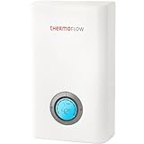 Thermoflow Elex 10 kW Durchlauferhitzer 230 V druckfest | Warmwasserbereiter bis 55 °C | G 1/2“ Anschluss | 5,6 L / min | Durchlauferhitzer für Küchenspüle, Waschtisch oder Bad