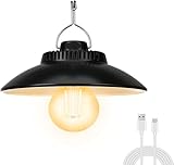 Campinglampe Aufladbar, Yizhet Retro LED Campinglaterne, 200 Lumen, IPX4 Wasserdicht, 2600 mAh, Zeltlampe für Camping und Notfälle (Warmweiß)