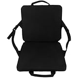 jojofuny Tragbarer Faltbarer Strandstuhl mit Verstellbarer Rückenlehne Kompakter Camping und Angelstuhl aus Robustem Material Inklusive Aufbewahrungstasche für Garten Terrasse und Reisen