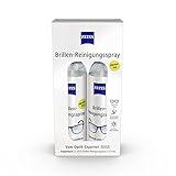 ZEISS Brillen-Reinigungs-Spray Doppelpack mit 2x 120ml Inhalt zur schonenden & gründlichen Reinigung Ihrer Brillengläser - alkoholfrei