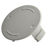 Volakebeing Für Bosch Ersatz-Spulenabdeckung für AFS 23-37 schnurloser Auto-Feed Rasentrimmer Gartenzubehör Hochwertiges ABS-Material Grau Kompatibel mit F016F05384 (1 Stück)