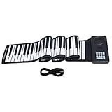 88 Rolls Up Keyboard Foldable Electronic Piano Rechargeable Hand Roll Portable Piano For Beginner Kid Easy To Play Foldable Portable Electronic