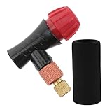 TOPPERFUN 1 Set Fahrrad Aufblasbarer Kopf Reifenfüller Fahrradfüller Tragbarer Luftkompressor Pumpe Inflator Tragbarer Luftkompressor Legierung