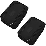 2 Stück Schuhtasche Reise Wasserdicht Schuhsack für Schuhe Schuhbeutel Koffer Organizer Schuhtaschen Portable Travel Shoe Bags Organizer für Reisen Oder Zuhause-Aufbewahrung