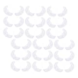 NOLITOY 100 Stück Teiliges Elastisches Nylon bartnetz für Herren Feines Atmungsaktives Bartschutznetz Komfortabler Einweg bartschutz für Gastronomie Friseure und Lebensmittelservice