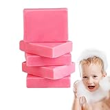 5 Stück Whitening-Seife mit Schneckenextrakt, Essenz für matte Haut, tiefenreinigende, feuchtigkeitsspendende Haut, reduziert dunkle Flecken, gleichmäßiger Hautton, Beauty White Seife für alle Hauttyp