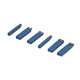 Eujgoov Drehwerkzeuge Zum Schneiden von Metall, Konstruktion aus Kohlenstoffstahl, Präzisionsschneidwerkzeugsatz mit Hartmetallspitzen für Gewöhnliche und Automatische Drehmaschinen