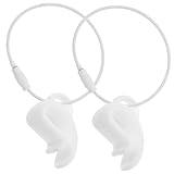 Sosoport 2 Stück Tragbarer Flying Disc Clip Robuste Disc Halterung für Täglichen Gebrauch für Outdoor Aktivitäten und Sport Strapazierfähigem Kunststoff Kompakte und Praktische Lösung für