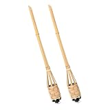 EXCEART 2 Stück Bambusfackeln Camping Flammende Fackel Requisite Flackernde Dekorative Fackel Für Den Außenbereich Terrasse Für Draußen Garten Korbdekoration Festival Layout