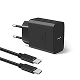 Ladegerät USB C 45W Super Schnellladen 2.0 Kompatibe mit Samsung Galaxy S24 Ultra,S24+,S24,S23 Ultra,S22 Ultra,S21,A15 5G,A25,Z Fold 5,Tab S9 S8,Gcstnn PPS PD3.0 Netzteil mit 5A Typ-C Ladekabel 1,8M