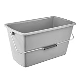 keeeper Putzeimer Bent, 13 l, Rechteckig, Polypropylen, 42 x 22 x 22,5 cm, Nordic Grey