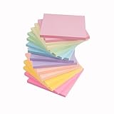 MIUTME (16 Pads) Haftnotizen,Sticky Notes, Klebezettel Einfach zu Schreiben und Aufzukleben,Geeignet für Zuhause, Schule und Büro(75×75 mm,8 Farbens)