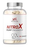 XXL Nutrition - NitroX - Pump Booster, All-in-One-Kreatin & N.O.-Formel - 180 Kapseln