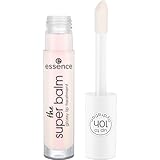 essence the SUPER BALM glossy lip treatment, Lippenbalsam, Nr. 01, Transparent, feuchtigkeitsspendend, vegan, ohne Konservierungsstoffe, ohne Parabene, ohne Mikroplastikpartikel, 1er Pack (5ml)