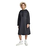 G-STAR RAW Damen Anorak Hoodie Kleid, Schwarz (Caviar D22368-D165-D301), M
