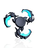 ZEXIJOW Fidget Spinner für Kinder und Erwachsene,Sensorisches Anti Stress Spielzeug mit Kristall Design,Leise und Hochwertig für Büro Schule als Geschenk in Blau