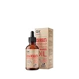 Hagebuttenöl BIO - 100% reines organisches veganes - 50 ml Glasflasche - für Narben und Dehnungsstreifen - Anti-Falten Anti-Aging - Kaltgepresst