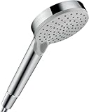 hansgrohe Vernis Blend - wassersparender Duschkopf (EcoSmart), Handbrause mit 2 Strahlarten, runde Duschbrause (100 mm), Sparduschkopf mit Antikalk-Funktion, Chrom, 26340000