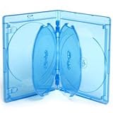 Generisch Viva Elite Blu-Ray 6-Disc Hüllen 15mm - 10 Stück - blau