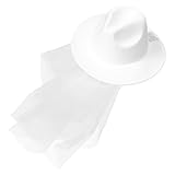Ipetboom Hut mit Schleier für Damen Eleganter Hut Modisches Accessoire für Besondere Anlässe für Brautkleider Festliche Veranstaltungen