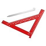 90-Grad-Positionierungsquadrate – quadratischer Karton, Aluminium, Aluminium, Messlineal | Winkelmesswerkzeug für, Holzbearbeitung, Bau