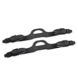 Weqizuerqi Flossengurte zum Tauchen – Tauchflossengurte Ersatz verstellbar | Schnellverschluss-Schnallen Schnorcheln Tauchzubehör Anfänger ForEnthusiasten Profis, Schwarz , S