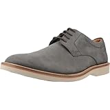 Clarks Herren Atticus Ltlace Oxford, Dark Grey Nubuck, 43 EU