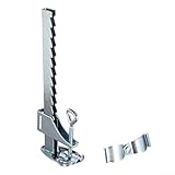 babominimer Balkon-Sonnenschirmhalter aus verzinktem Stahl mit 190 mm Klemmbereich für 32 mm vertikale und 25 mm horizontale Schirmrohre, witterungsbeständig