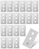 TPZORJX 20 Stück Klingen für ceranfeldschaber,Doppelseitige Schaberklingen,Schaber Ersatzklingen,Kochfeldschaber Reinigungsschaber,Rasierklingen für Glasschaber,Zeranfeldkratzer [Energieklasse A+]