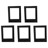 Magnetischer Rahmen für Instax Mini-Fotos, 5 Stück, für stilvolle Präsentation am Kühlschrank (weiß)